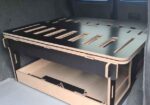 VW transporter phenolic black plywood campervan bed, T5, T6, vito