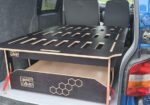 VW transporter phenolic black plywood campervan bed, T5, T6, vito