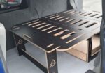 VW transporter phenolic black plywood campervan bed, T5, T6, vito