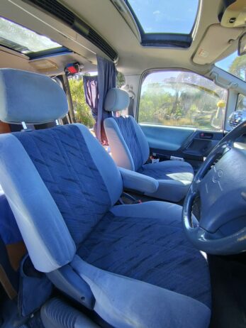 Toyota Estima with solar panel