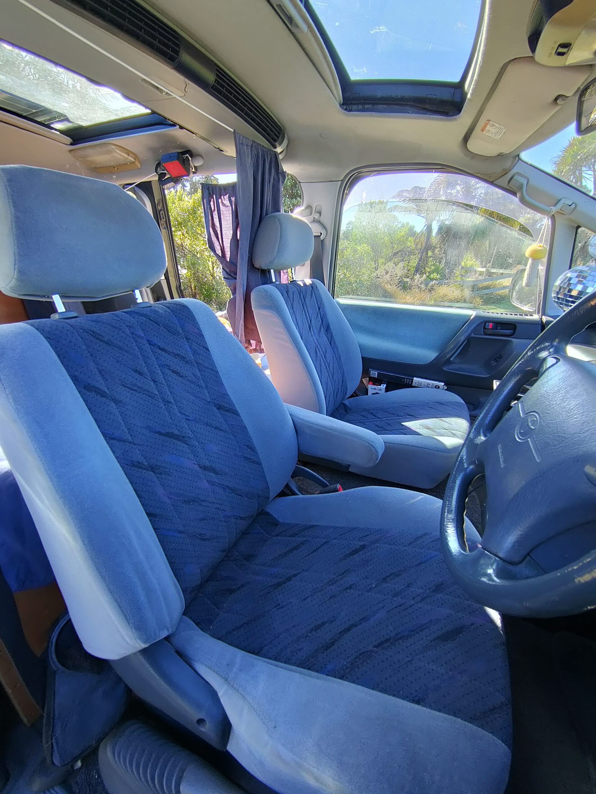 Toyota Estima with solar panel