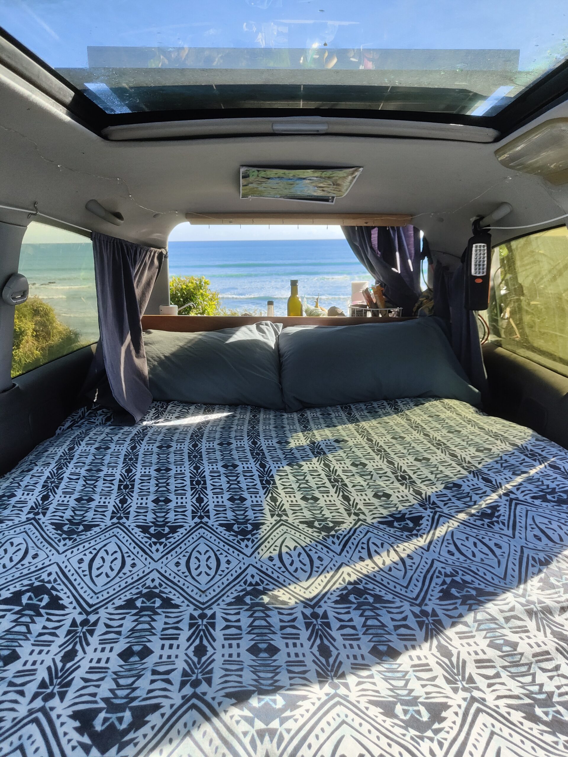 Toyota Estima with solar panel