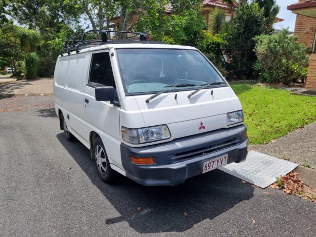 Mitsubishi express camper runs on petrol & LPG