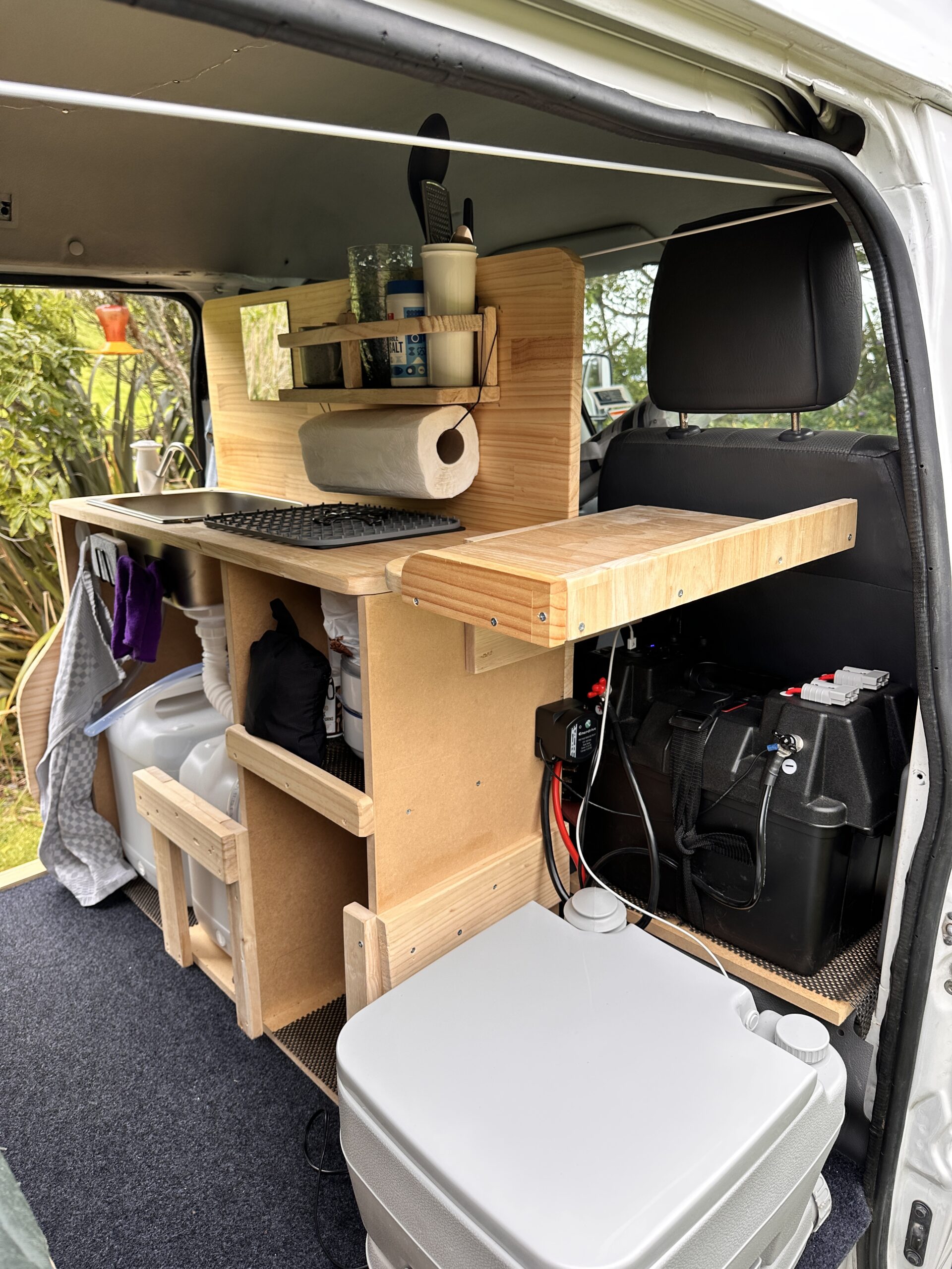 Nissan Vanette Campervan 2012 available in AKL, new Service, Ready to go with second battery