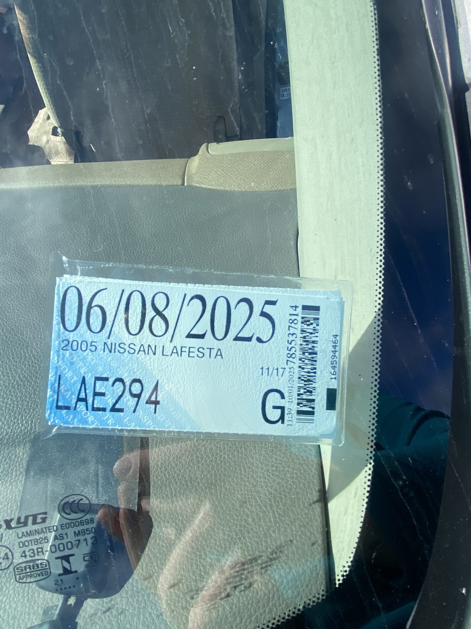 2005 Nissan Lafesta Sleeping car